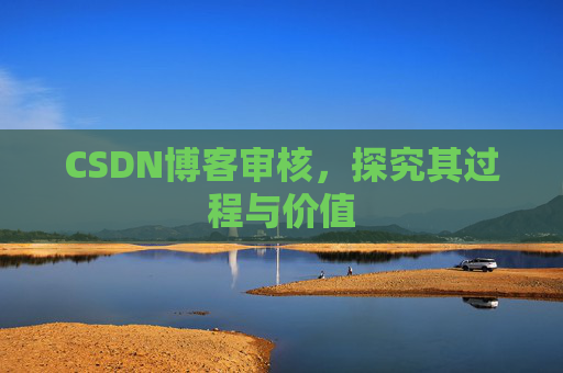 CSDN博客审核,探究其过程与价值